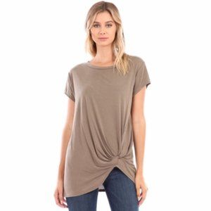 Premium Modal Top With Side Gathering Detail